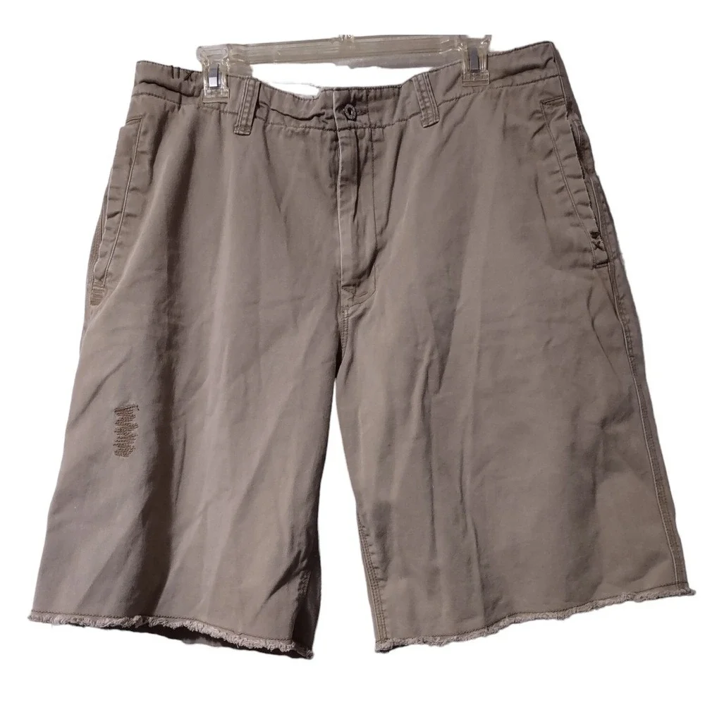 Old Navy Shorts Men's Size 36 Brown Field Tested Contract No. R(432)‎ Distressed